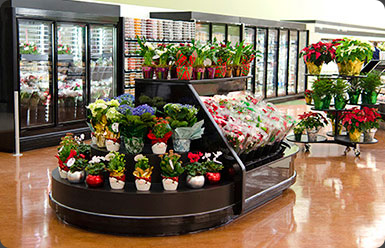 Installed floral department